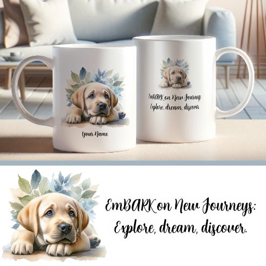 Tasse für benutzerdefinierte Labrador-Retriever mi