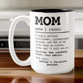 Tasse für benutzerdefinierte Mama Definition, Gebu