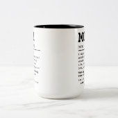 Tasse für benutzerdefinierte Mama Definition, Gebu (Mittel)