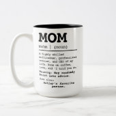 Tasse für benutzerdefinierte Mama Definition, Gebu (Links)