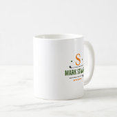 Tasse für benutzerdefinierte Monogramm-Logos mit N (VorderseiteRechts)