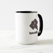 Tasse für benutzerdefinierte Pixel-Hammer-Logos -  (VorderseiteRechts)