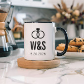 Tasse für benutzerdefinierte Verlobungen | Geschen