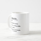 Tasse für benutzerdefinierte Zeichen und Personali (Vorderseite Links)