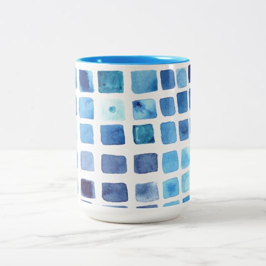 Tasse für blaue Wasserfarben (Mittel)