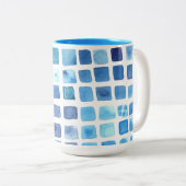 Tasse für blaue Wasserfarben (VorderseiteRechts)