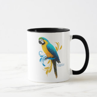 Tasse für Blauer und Goldmakaw