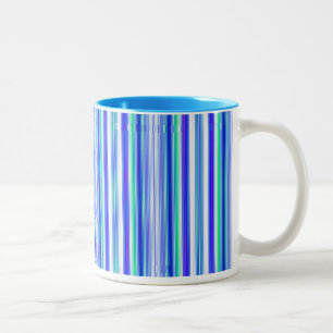 Tasse für blaugrüne Streifen