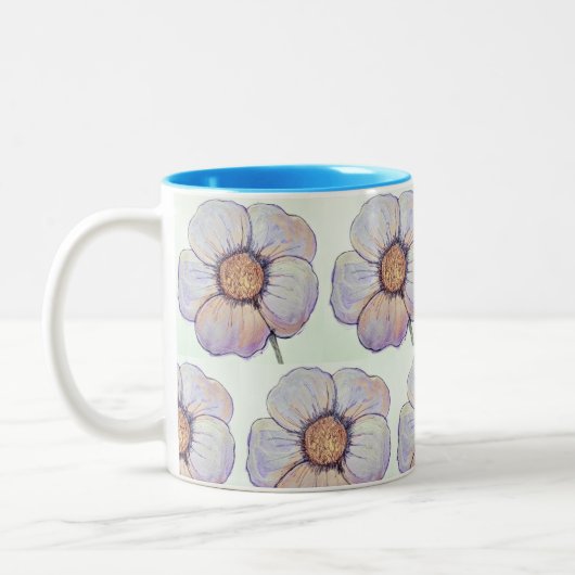 Tasse für Blumendesign (Links)