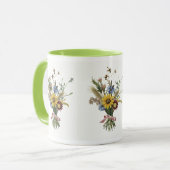 Tasse für Blumendruck (Vorderseite Links)
