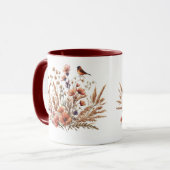 Tasse für Blumendruck (Vorderseite Links)