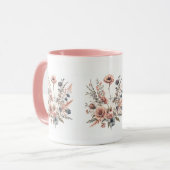 Tasse für Blumendruck (Vorderseite Links)