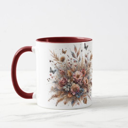 Tasse für Blumendruck (Links)