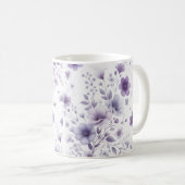 Tasse für Blumendruck/Tasse für Blumenmuster (VorderseiteRechts)