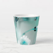 Tasse für BlumendruckLatte (Vorderseite)