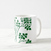 Tasse für Blumenmuster (VorderseiteRechts)