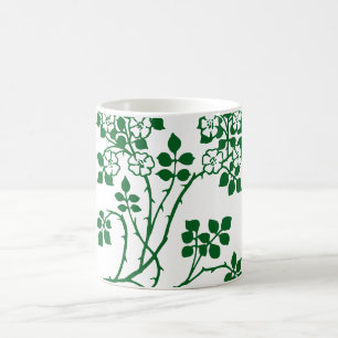 Tasse für Blumenmuster