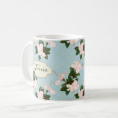 Tasse für Blumenmuster (Vorderseite Links)