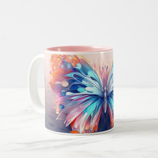 Tasse für Butterfly-Design (Vorderseite Links)