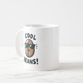 Tasse für coole Bohnen (Vorderseite Links)