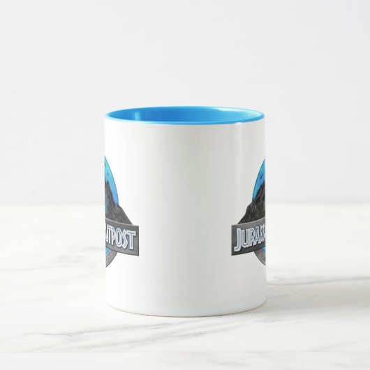Tasse für das Blue Jurassic Outpost-Logo (Zentrum)