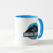 Tasse für das Blue Jurassic Outpost-Logo (VorderseiteRechts)