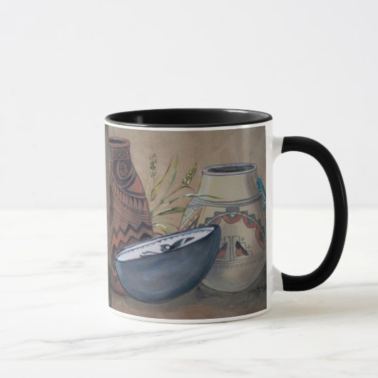 Tasse für das Design von südwestindischer Keramik; (Rechts)