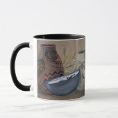 Tasse für das Design von südwestindischer Keramik; (Links)