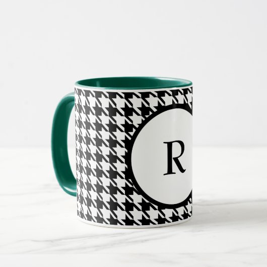 Tasse für das erste Hahnentrittmuster Muster Combo (Vorderseite Links)