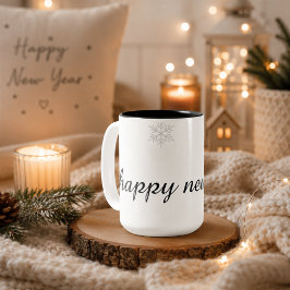 Tasse für das neue Jahr