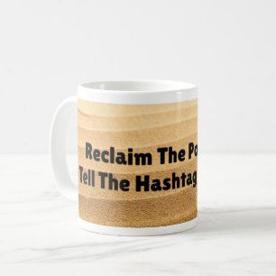 Tasse für das Pfund-Zeichen #SAND