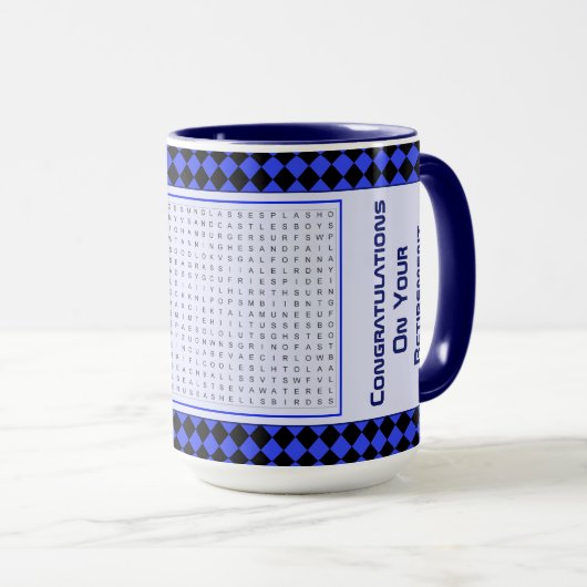 Tasse für das Ruhestand-Day-Spiel (VorderseiteRechts)