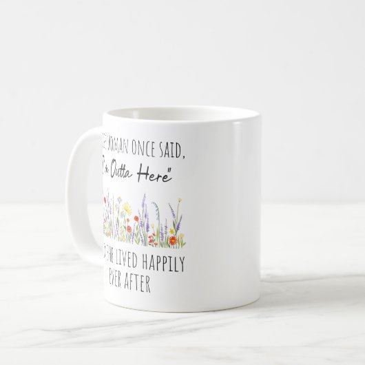 Tasse für das Ruhestand von Frauen - Funny Inspira (Vorderseite Links)