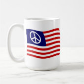 Tasse für das US-Friedenszeichen (Links)