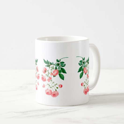 Tasse für den benutzerdefinierten Blumennamen - Pe (VorderseiteRechts)
