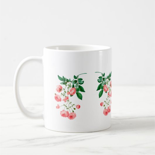 Tasse für den benutzerdefinierten Blumennamen - Pe (Links)