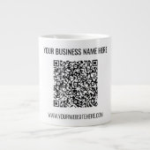 Tasse für den benutzerdefinierten QR-Code (Vorderseite)