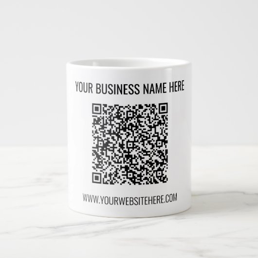 Tasse für den benutzerdefinierten QR-Code (Vorderseite)