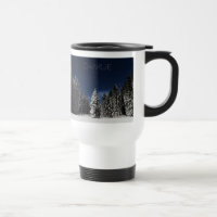 Tasse für den benutzerdefinierten Winter-Himmel