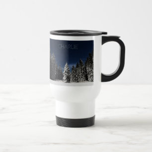 Tasse für den benutzerdefinierten Winter-Himmel