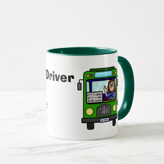 Tasse für den besten Bus (VorderseiteRechts)