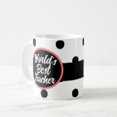 Tasse für den besten Lehrer (Vorderseite Links)