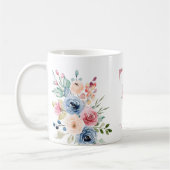 Tasse für den Blumenbrief T für den Kaffee (Links)