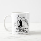 Tasse für den Bricklayer-Werbecoffee (Links)
