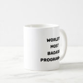 Tasse für den coolsten Programmierer der Welt (VorderseiteRechts)