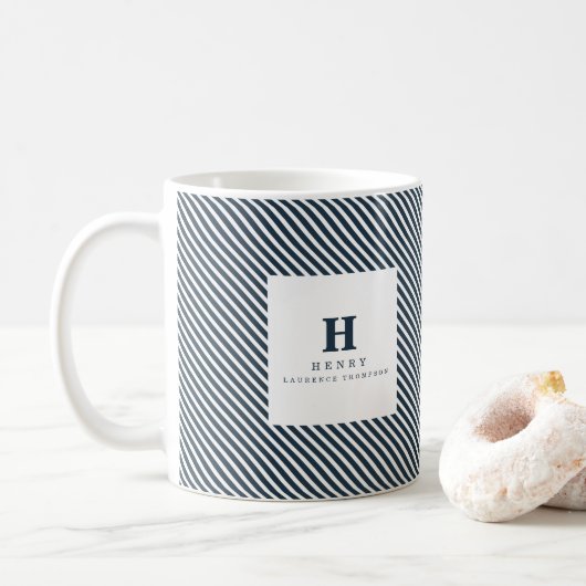 TASSE für den ersten ABSCHLUSS blau (Mit Donut)