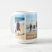 Tasse für den Fotokaffee mit Text anpassen (Vorderseite Links)