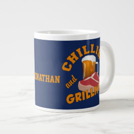 Tasse für den individuelle Name und das Grillen