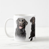 Tasse für den Kaffee des Black Lab Liebhabers (Links)