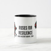 Tasse für den Monat Schwarze Geschichte für ein in (Zentrum)